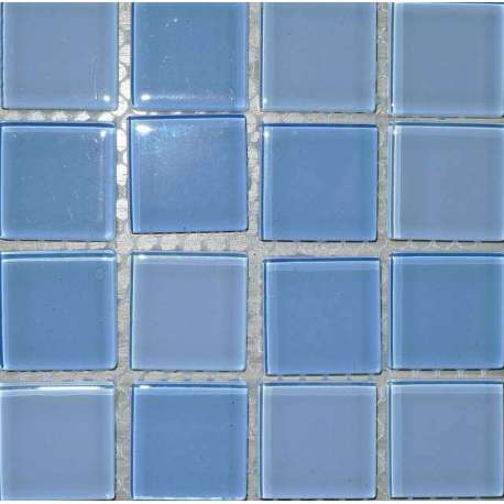 mosaique bleu