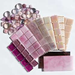 Pack mosaique rose
