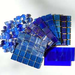 Pack mosaique bleu foncé -10%