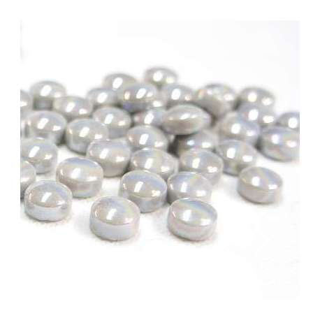 Mini pastilles Gris pâle perlé