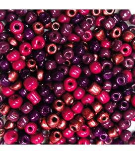 perles de rocaille pourpre -20%