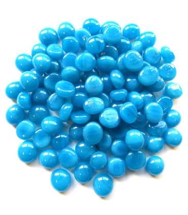 mini billes plates turquoise