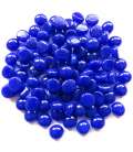 mini billes plates bleu foncé