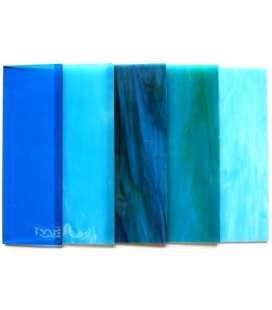 Pack de verre sarcelle et turquoise -40%