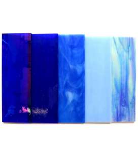 Pack de verre coloré bleu -40%