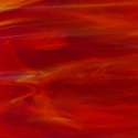 Verre rouge marbré