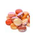 Grandes pastilles de verre orange -20%