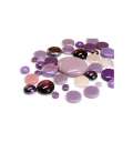 Mix de pastilles de verre violet