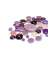 Mix de pastilles de verre violet