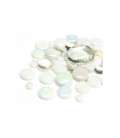 Mix de pastilles de verre blanc