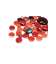 Mix de pastilles de verre rouge