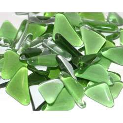 Galets de verre coloré Hosta (vert clair)